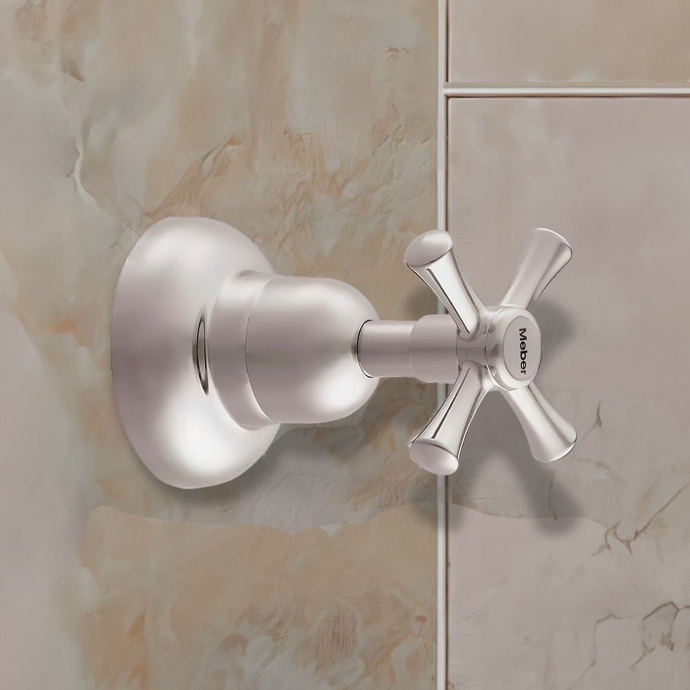 Acabamento para Registro Tetra C 24 1/2", 3/4" e 1" - Meber