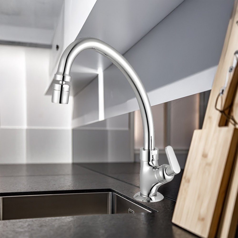 Torneira de Balcão para Cozinha Bica Móvel 1173 C18 BJ AA SI - Meber