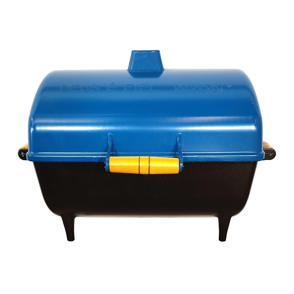 Churrasqueira de Alumínio Gold Azul 38x34cm - Durafort
