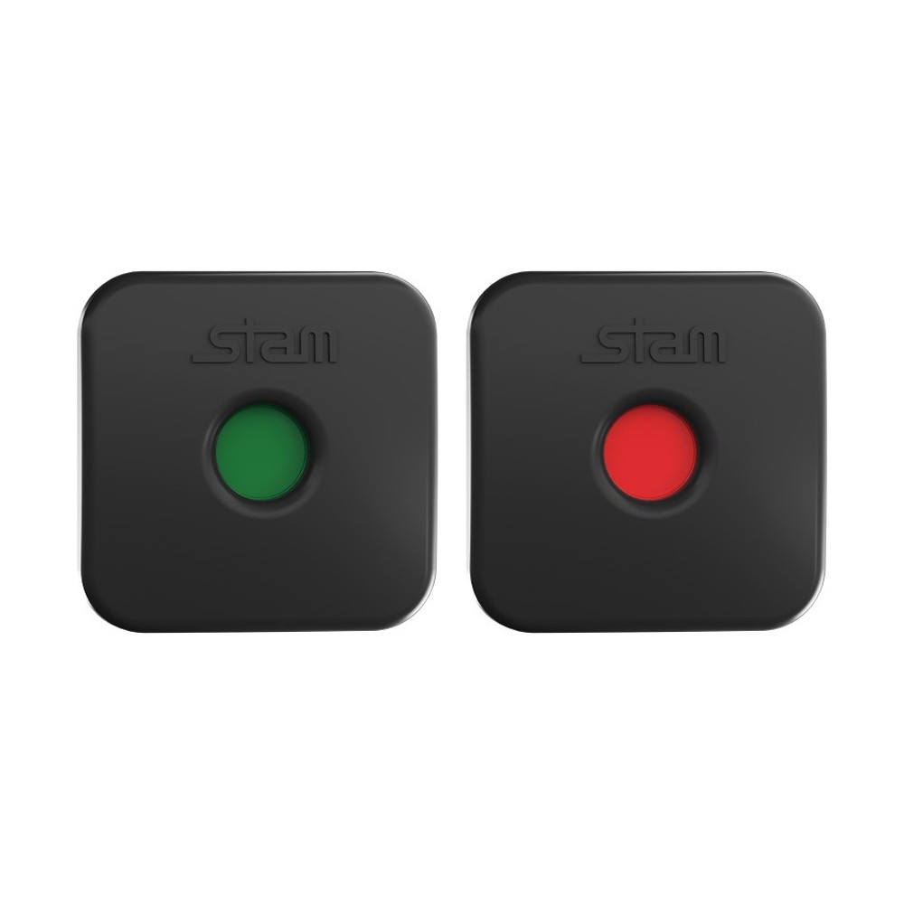 Fechadura Livre/Ocupado Preto Fosco - Stam
