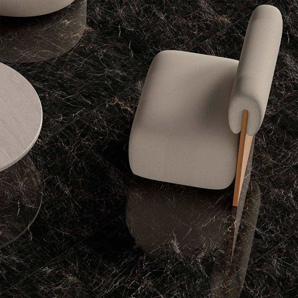 Piso Retificado Esmaltado Polido HD Saint Laurent 75015 75x75cm 2,23m² Tipo A - Karina
