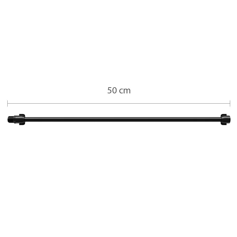 Engate Flexível Preto de 50cm e Niple de 1/2" - Astra