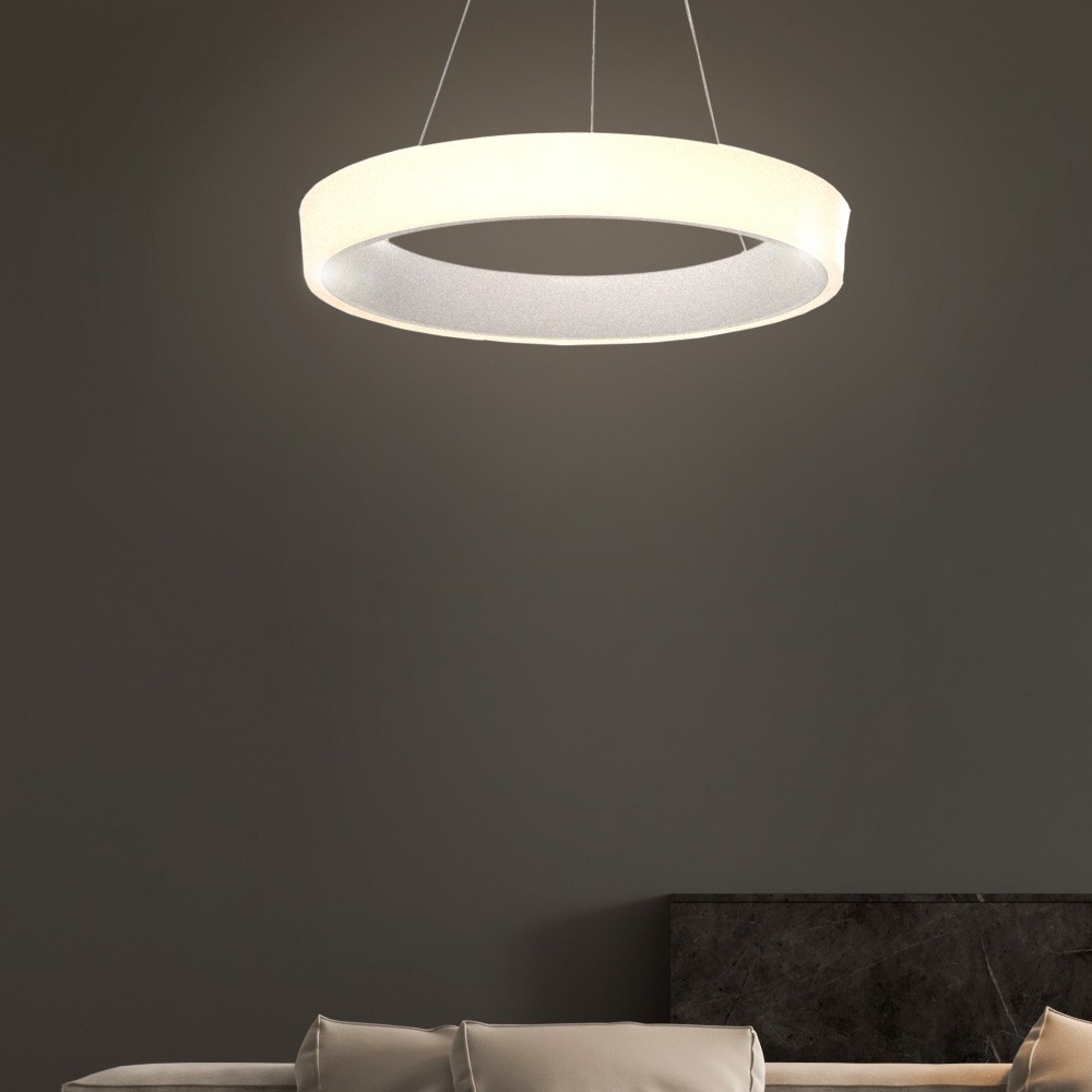 Pendente LED 3 em 1 Sistema Switch Moon 24W 3000/4000/6000K Autovolt 500x1300mm - G-light