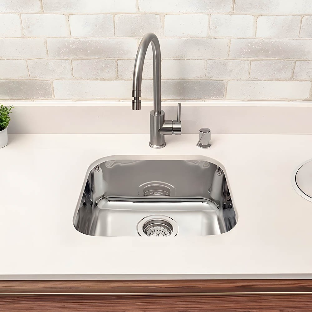 Cuba Inox Retangular Basic 40x34x14,5cm - Tramontina