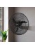 Ventilador Oscilante de Parede com Grade em Polipropileno 60cm Preto 140W Bivolt - Tron