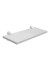 Prateleira de Madeira MDP Concept com Suporte 25x40x1,5cm Branca - Prat-K