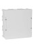 Quadro de Passagem de Embutir e Sobrepor 20x20x7,5cm Branco - Astra