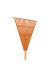 Vassoura com 18 Dentes Laranja com Cabo de Madeira 120cm - Tramontina