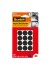 Protetor Anti-Risco Antideslizante Scotch Redondo Preto Pequeno 12 Unidades - 3M