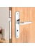 Fechadura ESP26 para Banheiro Popline Reta Cromada - Soprano
