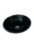 Cuba de Vidro Redonda CR35 35cm Preta - Mimex