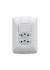 Conjunto 4x2 1 Interruptor Simples 6A 250V e 2 Tomadas 2P+T 10A 250V Aria - Tramontina