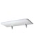 Prateleira de Madeira MDP Soft com Suporte Vip 25x120cm Capacidade 16KG Branco - Pratefix