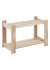 Estante Modulare em Madeira Pinus com Acabamento Natural 2 Prateleiras 43cm x 30cm x 90cm - Tramontina