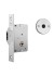 Fechadura Externa 1008 Porta Bater-Correr Espelho Inox - Stam