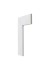 Rodapé Guarnição de Poliestireno Branco LEV51 240x5x0,8cm - Santa Luzia