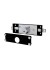 Fechadura Tetra para Porta de Dobrar 1201 Preto Fosco - Stam