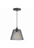 Pendente Aço Former 2119 Preto Fosco E27 60W 240V 210x195mm - G-Light