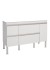 Balcão de Madeira para Cozinha Prisma MDF Px Perfil 134x86cm Branco - MGM Móveis