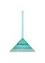 Vassoura Plástica para Jardim com Cabo de Madeira 26 Dentes Azul C:580xL:40xA:145mm - Primafer