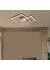 Plafon LED 3 em 1 Collegato Quadrado 46W 3000/4000/6000K Autovolt 110-240V 600x430x85mm com Controle - G-light