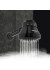 Ducha Faminho Blister 4 Temperaturas Black Cano 30cm 6800W 220V - Fame