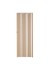 Porta Sanfonada PVC Prática Premium Bege com Bege Natural 210x70cm - Araforros